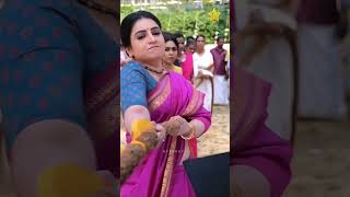 Vijay Tv Serial Actress Rare Saree Navel Show Serial Actress Sujitha Rare Navel Show