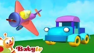 Like Vehicles? Red, Blue and Yellow Cars, Trucks, Trains and more 🚗 🚘  | Preschool Videos@BabyTV