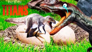 Mi Giganotosaurio Bebe Devora A Un Espinosaurio Path Of Ans