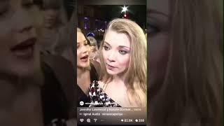 Jennifer Lawrence Kissing Natalie Dormer Celebrity Moments