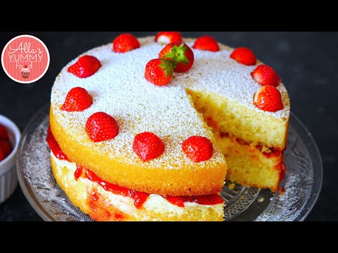 VIDEO : victoria sponge cake recipe | бисквитный tорт виктория - victoria sponge cake recipe.victoria sponge cake recipe.recipehere: http://bit.ly/2rtewn4 support me on patreon: http://bit.ly/2ncjdhj get my free e- ...