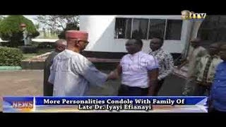 Chief Oyegun condole with family of Late Dr. Iyayi Efianayi