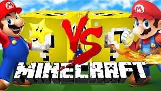 Minecraft: MARIO LUCKY BLOCK CHALLENGE | Mario vs Mario!