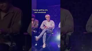 Suga Get Emotional When Army Sings Suga Interlude