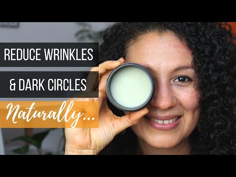 EASIEST DIY eye cream for DARK CIRCLES & fine lines | 100% from natureð | Make it ZERO waste ð - YouTube