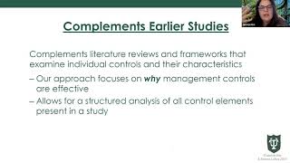 Professor. Jasmijn Bol “A structured Approach for Analyzing Research on Management Control Systems”