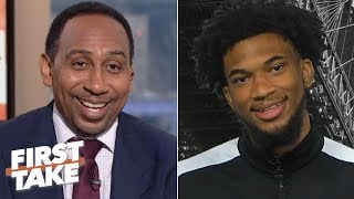 Marvin Bagley admires Zion's 'motor,' sees Cam Reddish as a top player in the draft | First Take
