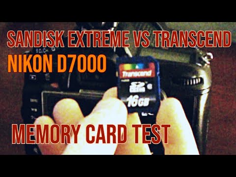 16gb Sandisk Extreme SDHC USH-1 C10 vs Transcend 16gb C10 in D7000