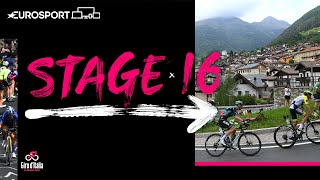 2022 Giro d’Italia - Stage 16 Highlights | Eurosport