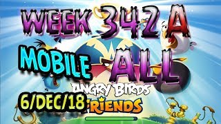 Angry Birds Friends Tournament All Levels Week 342-A MOBILE Highscore POWER-UP walkthrough