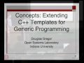 Concepts Extending C++ Templates For Generic Programming