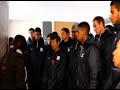 Visita de los jugadores de ALianza Lima al Museo Romano de Cartagena. España
