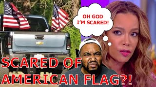 Sunny Hostin Feels Scared And Threatened By Trump Flags & American Flags When it's Not July 4th?