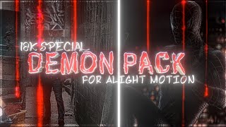 18K Special Pack Free Alight Motion Presets Ultimate Editing Pack