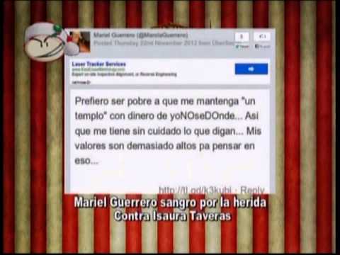MARIEL GUERRERO SANGRO POR LA HERIDA CONTRA ISAURA TAVERAS