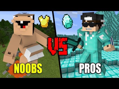 Extremly STUPID Noobs VS. EPIC Pros - Minecraft Extremly STUPID Noobs VS. EPIC Pros - Minecraft