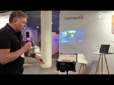 ISE 2023: Nomadix Shows iProjector Battery-Powered, Wireless Projector for Events, Digital Signage