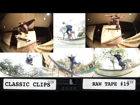 Raw Skateboarding Mini DV Tape #18 Classic Clips Kelly Hart Scott Christiansen