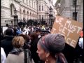 Police try to silence The United Friends and Family Campaign march to 10 Downing Street