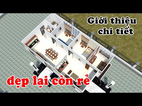 Giới thiệu chi tiết MẪU NHÀ CẤP 4 MÁI THÁI ĐẸP, GIÁ RẺ