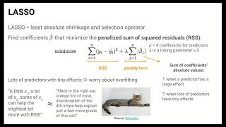 LASSO (Shrinkage/Regularization)