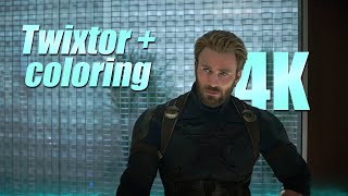 Steve Rogers Infinity War 4K Twixtor Scenepack With Coloring For Edits Mega