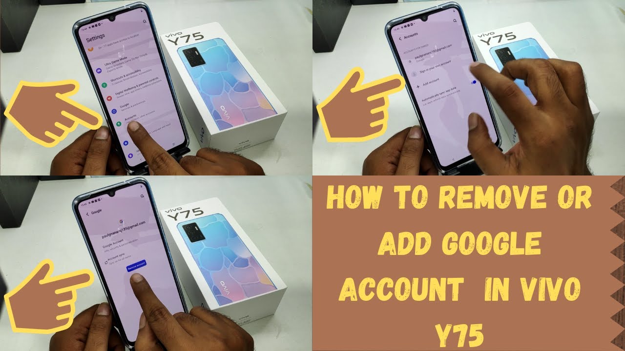 How to Remove Google Account in VIVO Y75| How to delete How to Remove Google Account in VIVO Y75| How to delete