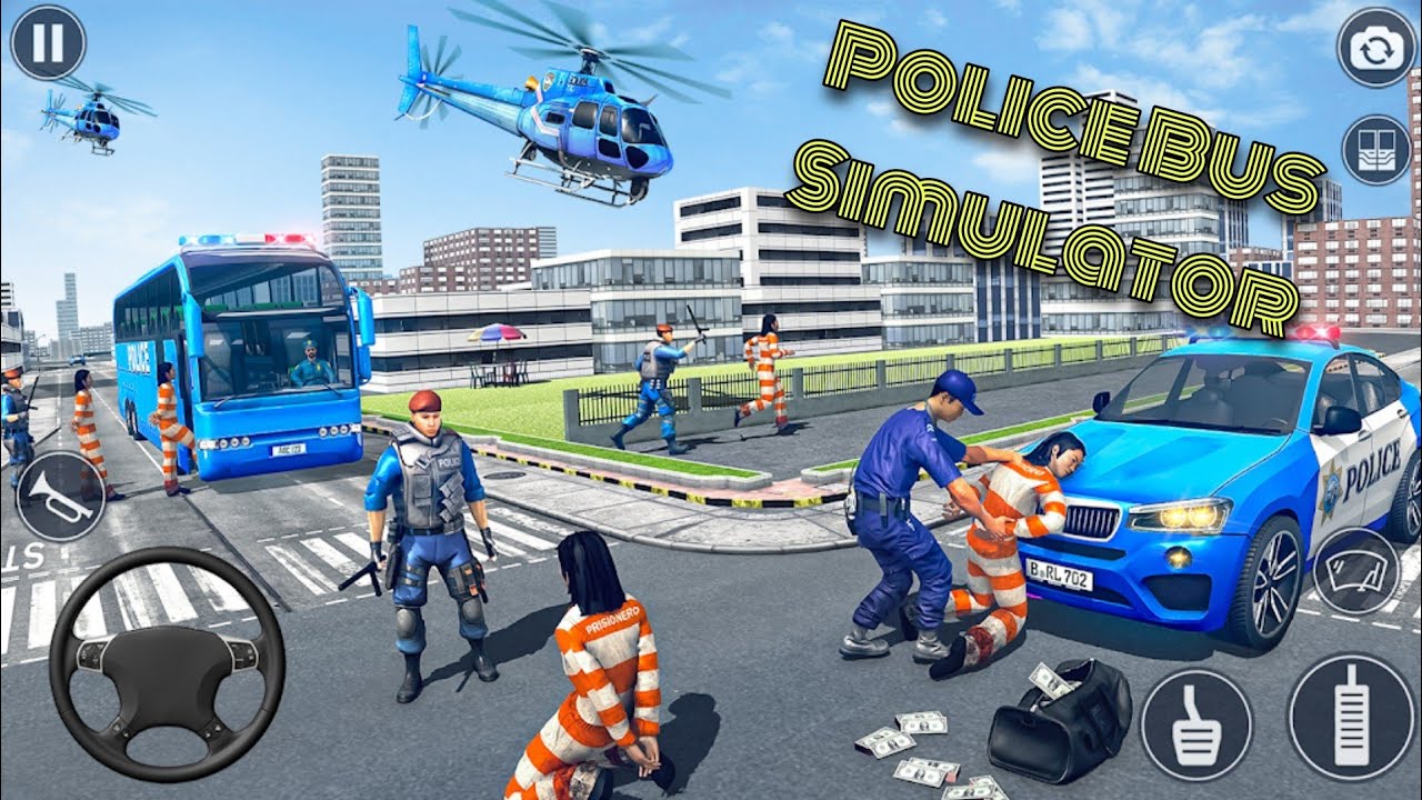 Police Bus Simulator Bus Games Gameplay Police Bus Simulator Bus Games Gameplay