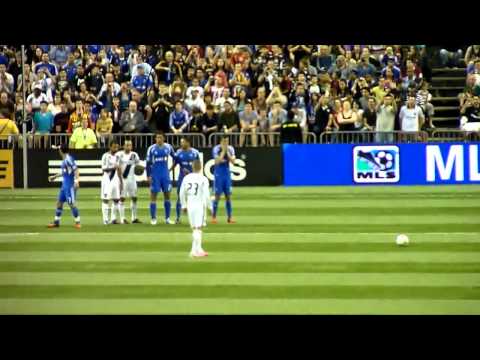 Beckham  Free Kick on Galaxy Ties Montreal  1 1  On David Beckham Free Kick   Worldnews Com