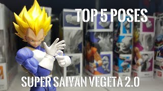 Top 5 Poses S.H. Figuarts Dragon Ball Z Super Saiyan Vegeta 2.0