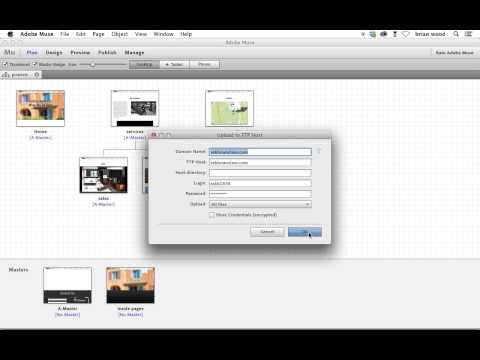 VIDEO : upload an adobe muse site to your own host - with adobe muse, you can get your own host and upload directly from within muse. ...