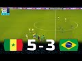 Last 2 Matches Sadio Mane Embarrassed Brazil and Neymar : 2019, 2023 Brazil vs Senegal