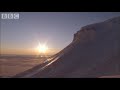 Mother Polar Bear and Cubs Emerging from Den - BBC Planet Earth