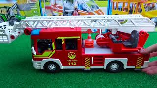 Unboxing Toys School Bus, Fire Truck, Construction Vehicle, Police Car, Ambulance