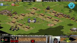 AOE|| 2VS2 HƯNG NHÔN, THẦU VS HMN, TỄU NGÀY 16/08/2017