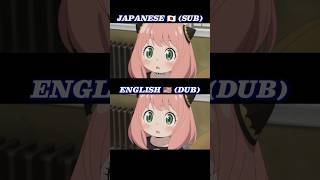 Anya Lucu Sub Vs Dub