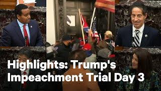 Trumps Impeachment Trial Day 3 Recap