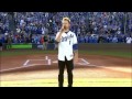 David Cook sings the National Anthem at KC Royals Game