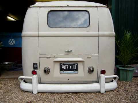 Volkswagen split screen Kombi custom exhaust