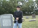 North Webster Cemetery Walk 2008 - Gary Brown as Willy Brown