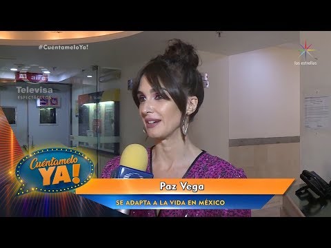 ¡Paz Vega se adapta a México y a sus costumbres! | Cuéntamelo YA!