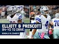 Ezekiel Elliott &amp; Dak Prescott Lead Cowboys on 94-Yard TD Dri...
