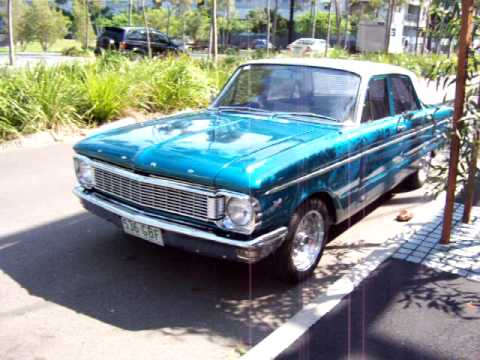 ford xp falcon 4 door green walk around