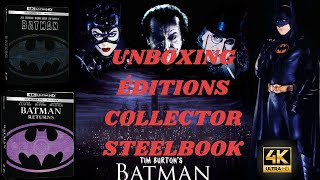 30 - Batmanbatman Returns Éditions Collector Steelbook 4K Uhd Blu-Ray Unboxing