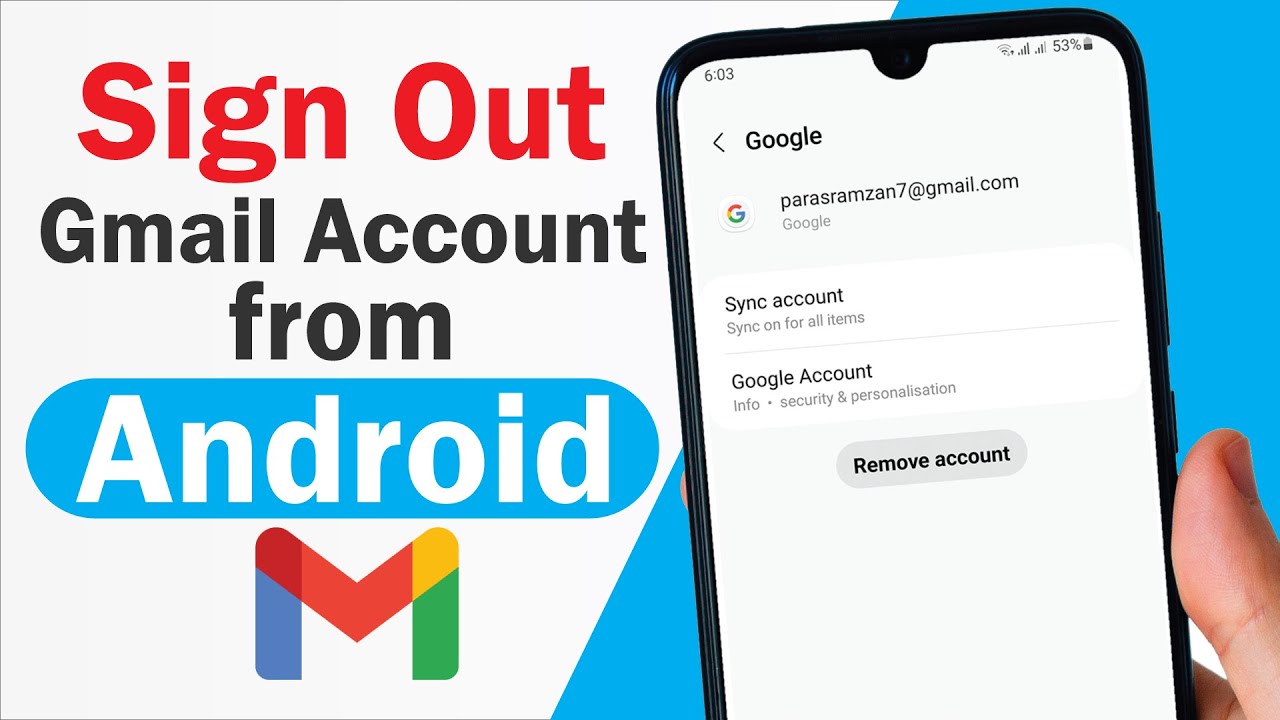 How to Sign Out Google Account from Android | How to How to Sign Out Google Account from Android | How to