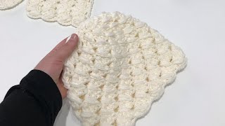 Örmesi Çok Kolay Sonuç Şahane Tığ İşi Örgü Bere Yapımı