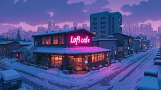 Winter Lofi Café Lofi Chill Beats To Study, Dream & Heal Cozy Winter Ambience 4K.