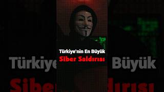 Türki̇ye Tari̇hi̇ni̇n En Büyük Si̇ber Saldirisi