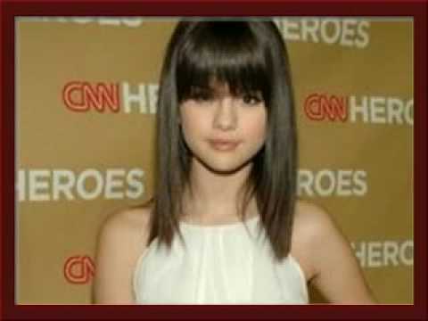 What hairstyle is the best for selena? short hair, long hair without bangs, 