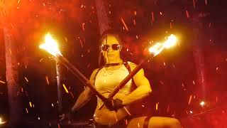 Tomb Raider Fire Fan Film with Aerial Acrobatics
